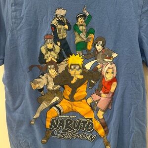 GUC Naruto Kakashi Graphic Screen Tee Short Sleeve T- Shirt Size S Small